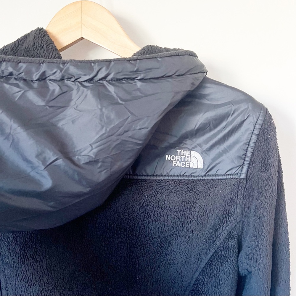 The North Face Oso Hooded Silken Fleece Full Zip Jacket Black S - Picture 10 of 16